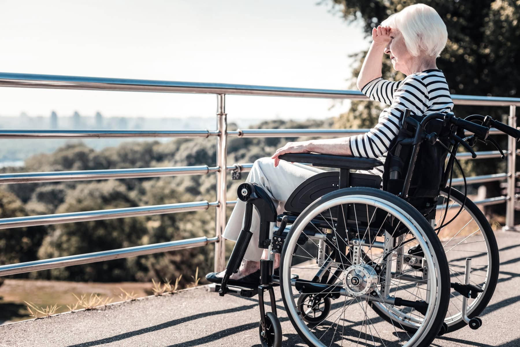 a woman with a disability in Los Angeles