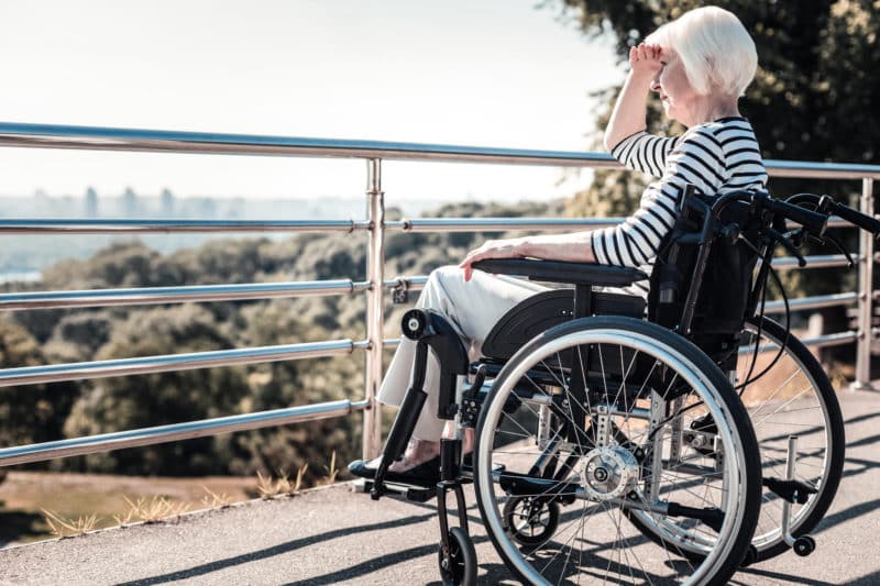 a woman with a disability in Los Angeles